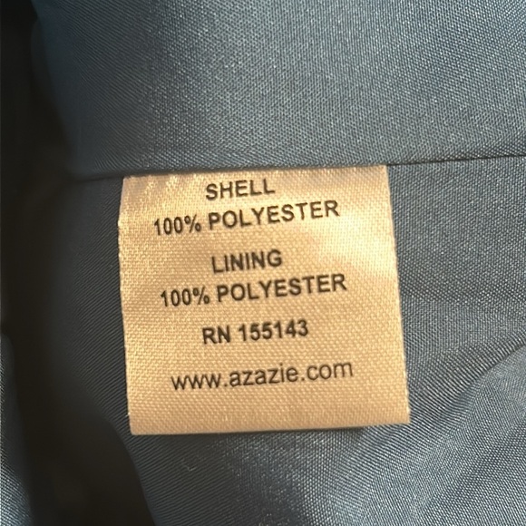 AZAZIE Nanette Ink Blue Evening/Formal Dress Size 18 - Picture 7 of 9